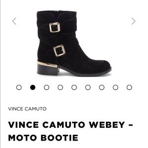 Vince Camuto Webey Moto Bootie